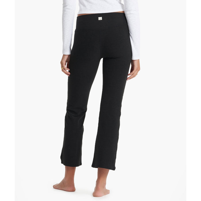 Vuori Mid Rise Elevation Slim Bootcut Pants - Women's Black Heather
