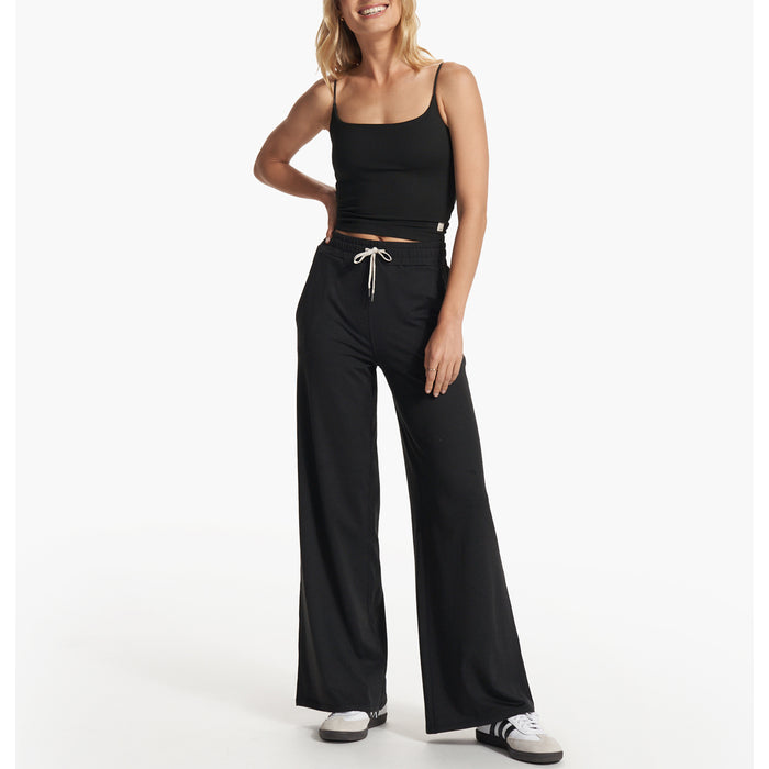 Vuori Halo Essential Wideleg Pants - Women's Black Heather