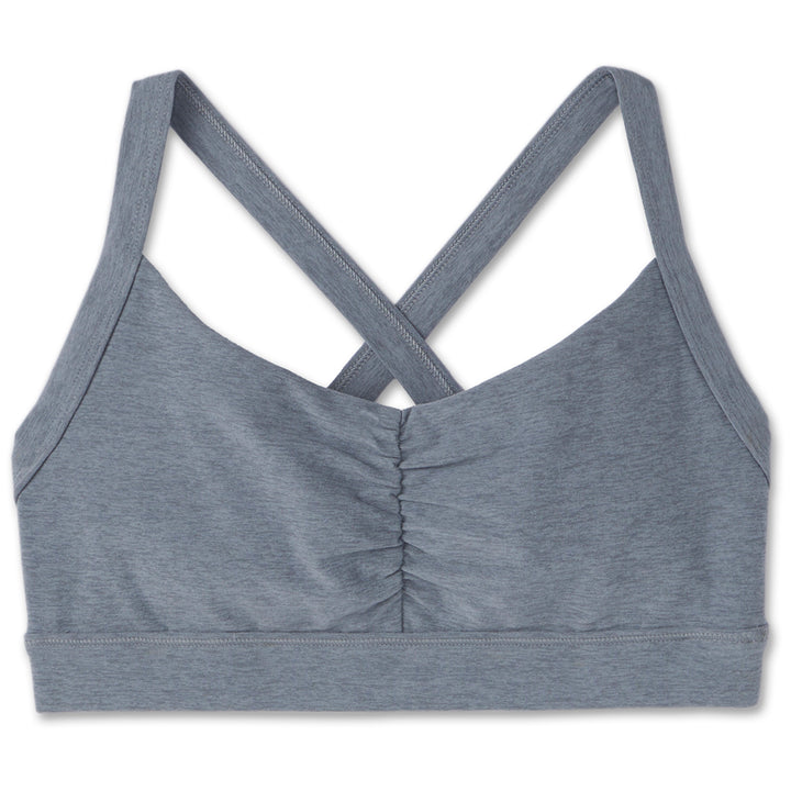 Vuori Elevation Ruched Bra - Women's Flint Heather