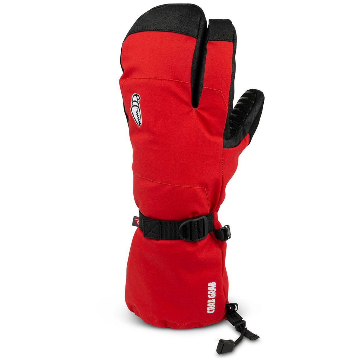 Crab Grab Cinch Trigger Mittens Red