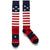 Darn Tough Captain America Over-the-Calf Light Socks Stars and Stripes