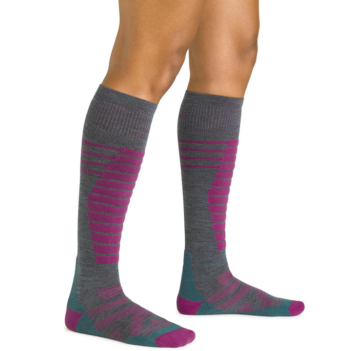 Darn Tough Edge OTC Midweight Cushion Socks - Women's Teal