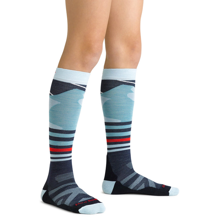 Darn Tough Skipper Midweight OTC Socks - Kids' Glacier