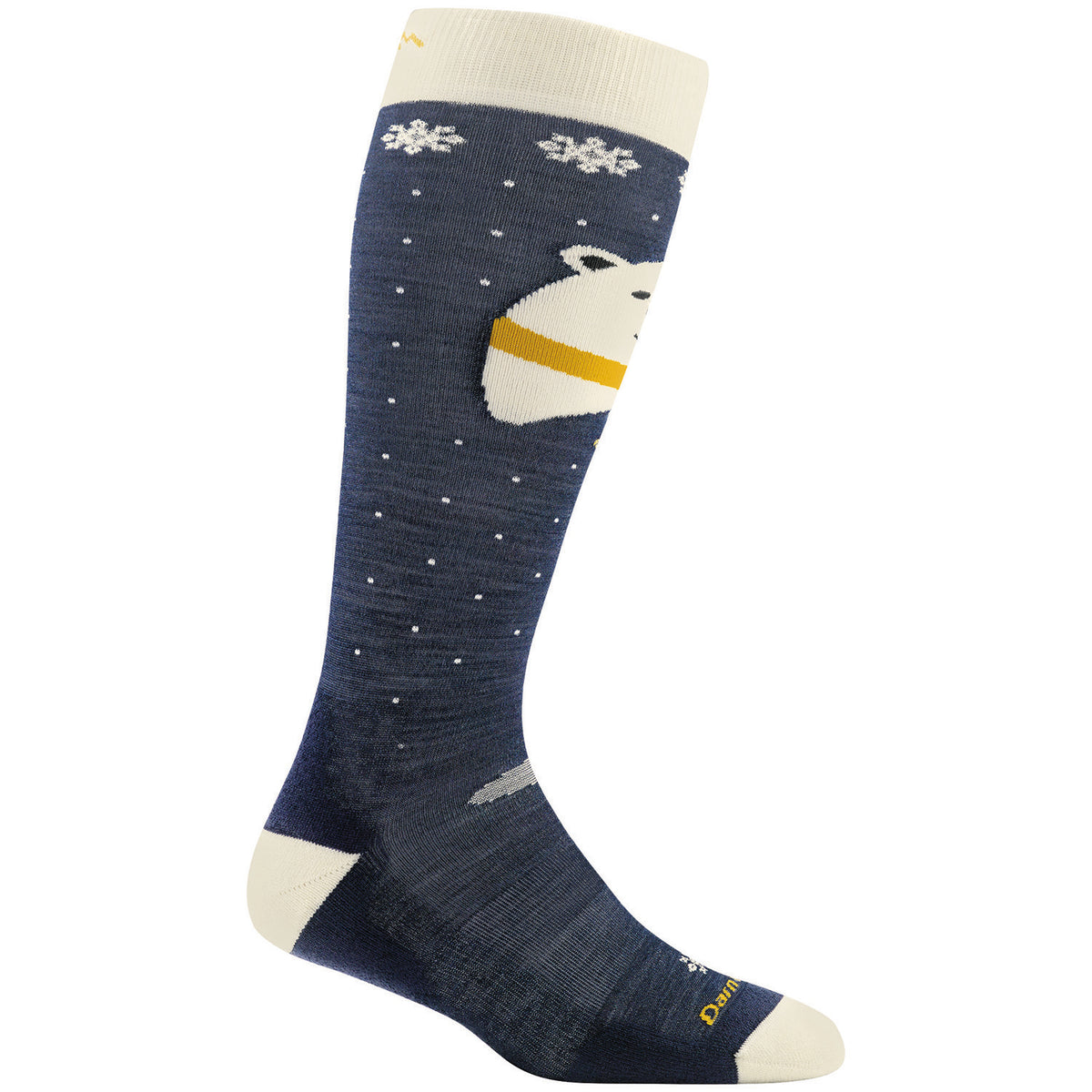 Darn Tough Polar Bear Midweight OTC Socks - Kids' Blue