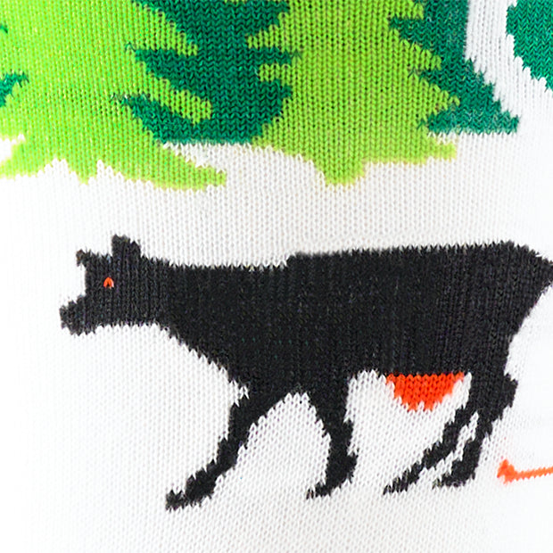 Darn Tough Pow Cow Midweight OTC Socks - Kids' Green