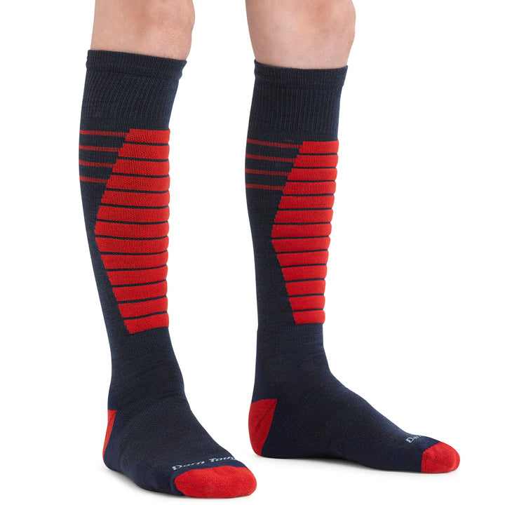 Darn Tough Edge Midweight OTC Socks - Kids' Eclipse