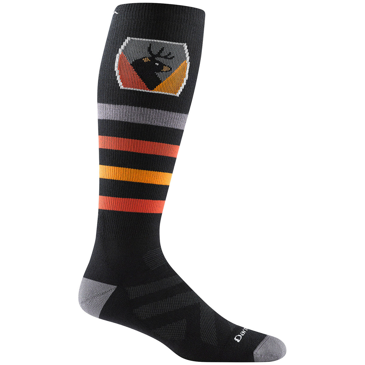 Darn Tough Beer Badge Midweight OTC Socks Black