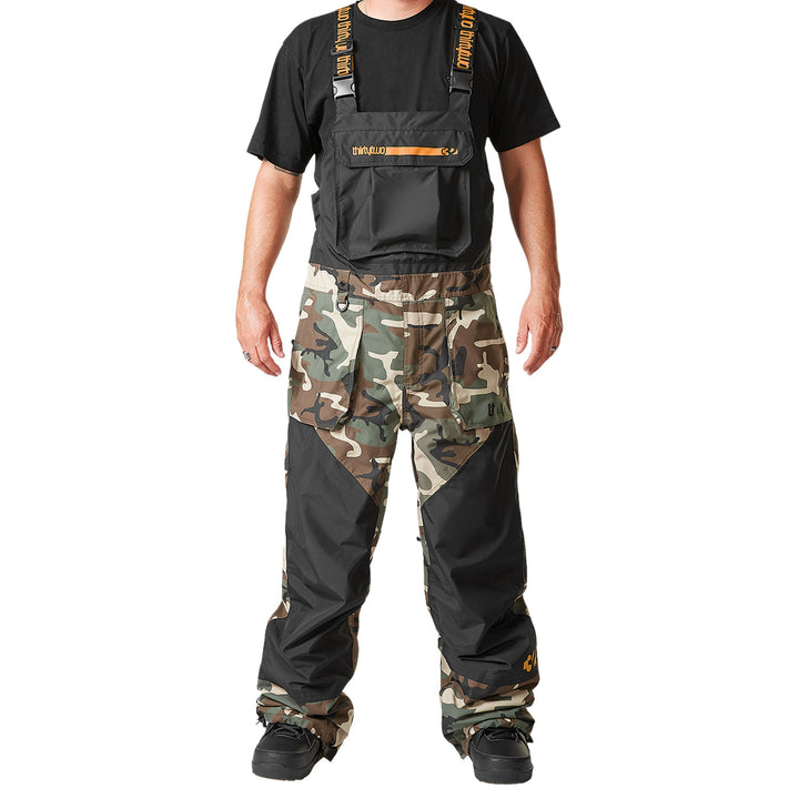 thirtytwo Basement Bibs - Men's Black/Camo
