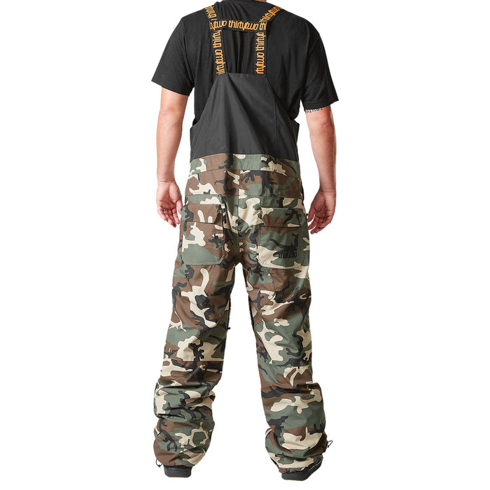 thirtytwo Basement Bibs - Men's Black/Camo