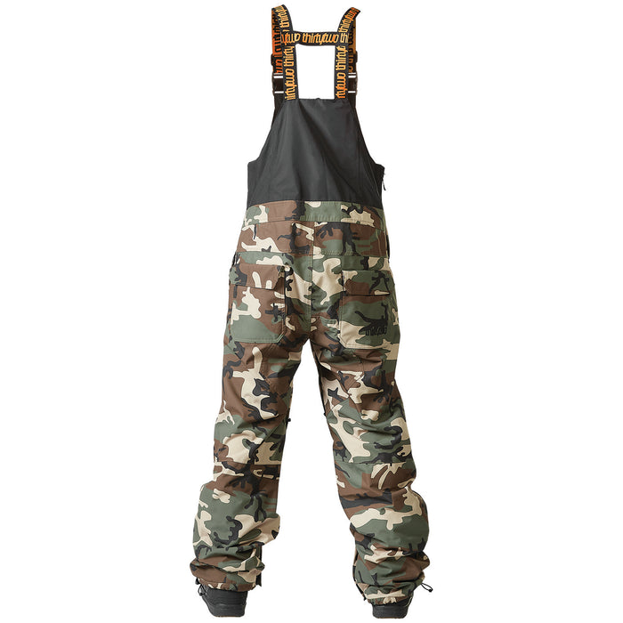 thirtytwo Basement Bibs - Men's Black/Camo