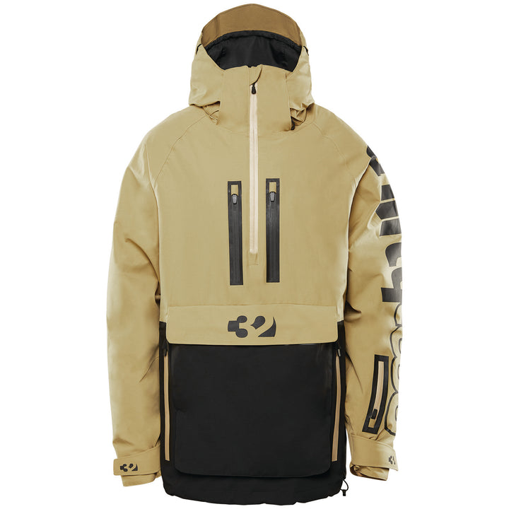 thirtytwo Light Anorak - Men's Black/Tan