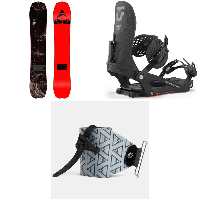 Arbor Bryan Iguchi Pro Camber Splitboard + Union Charger FC Splitboard Bindings + evo x Pomoca Pro Glide Splitboard Skins 2024