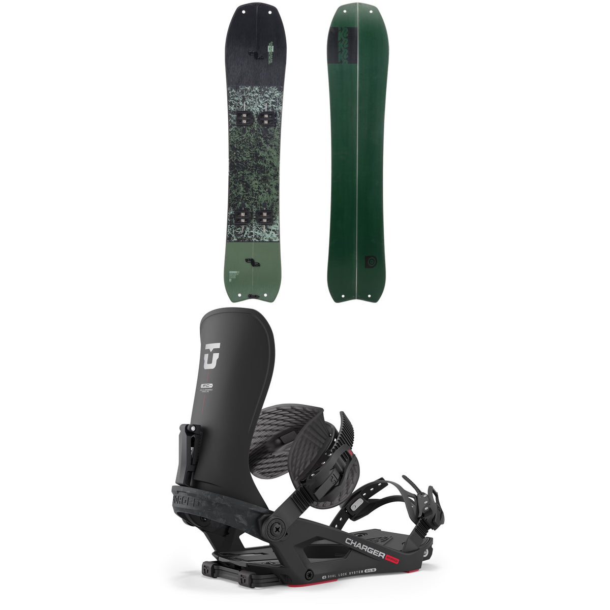 K2 Isolator Splitboard + Union Charger Pro Splitboard Bindings 2024