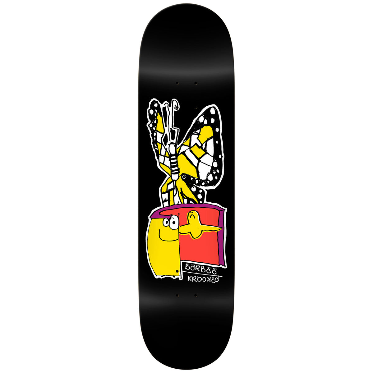 Krooked Barbee Open 8.75 Skateboard Deck