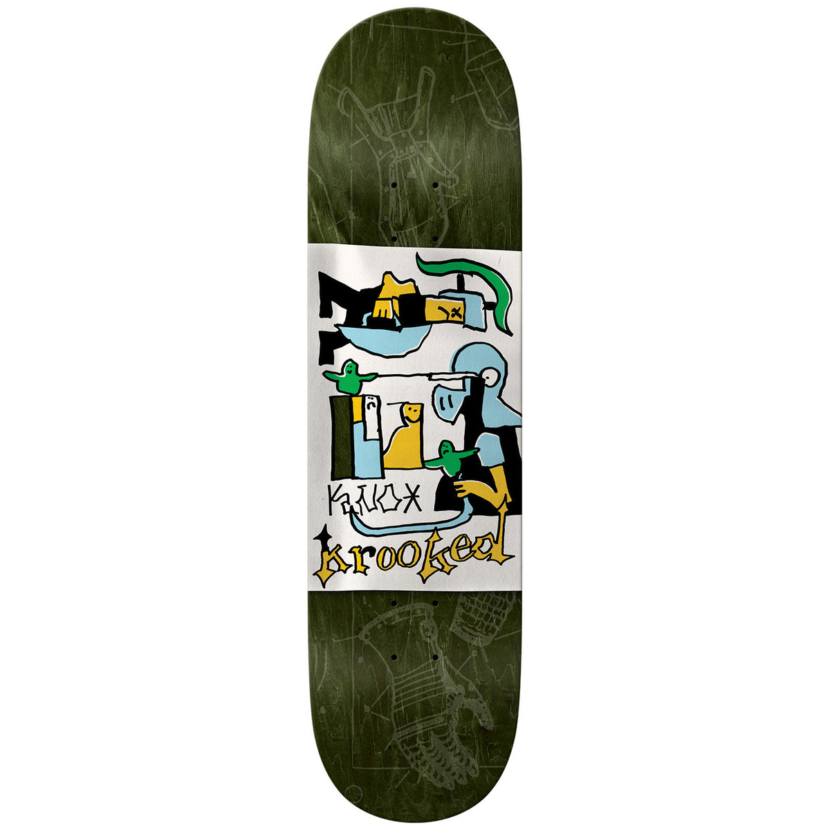 Krooked Knox Grenadier 8.28 Skateboard Deck