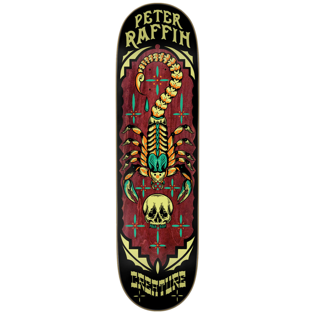 Creature Raffin Take Warning Pro 8.51 Skateboard Deck
