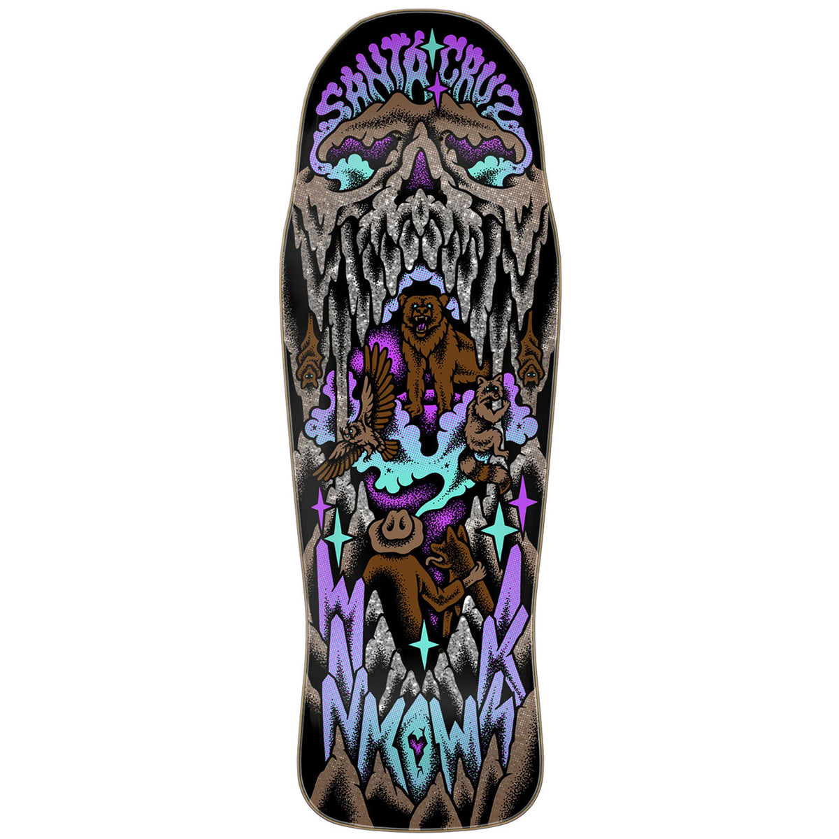 Santa Cruz Winkowski Crystal Cave Shaped 10.34 Skateboard Deck