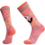 Le Bent Monster Party Light Snow Socks - Kids' Strawberry Pink