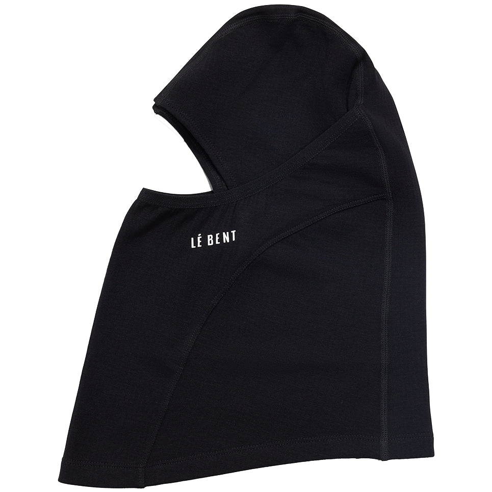 Le Bent Waffle Midweight Balaclava Black