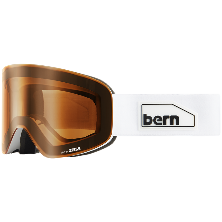 Bern B-1 Goggles White/Sonar Silver Mirror S3 + Cloudy S1
