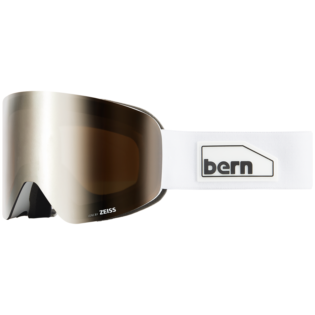 Bern B-1 Goggles White/Sonar Silver Mirror S3 + Cloudy S1