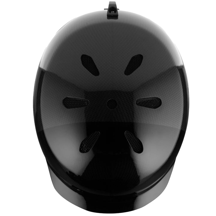 Bern Watts Carbon Round Fit Helmet Translucent Black Hatstyle