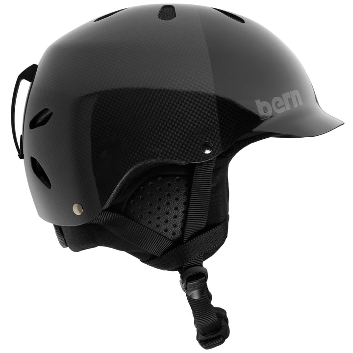 Bern Watts Carbon Round Fit Helmet Translucent Black Hatstyle