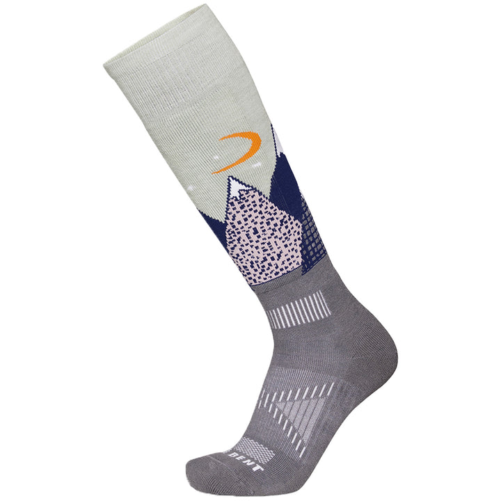 Le Bent Snowy Mountains Light Cushion Socks - Kids' Sea Foam