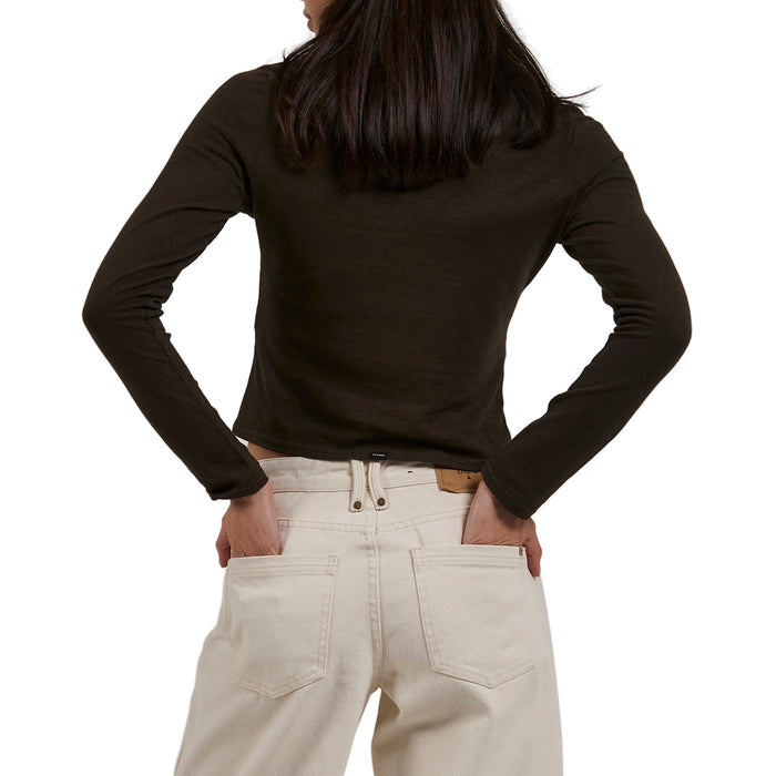 Thrills Hemp Collared Long-Sleeve Shirt - Women's Tarmac