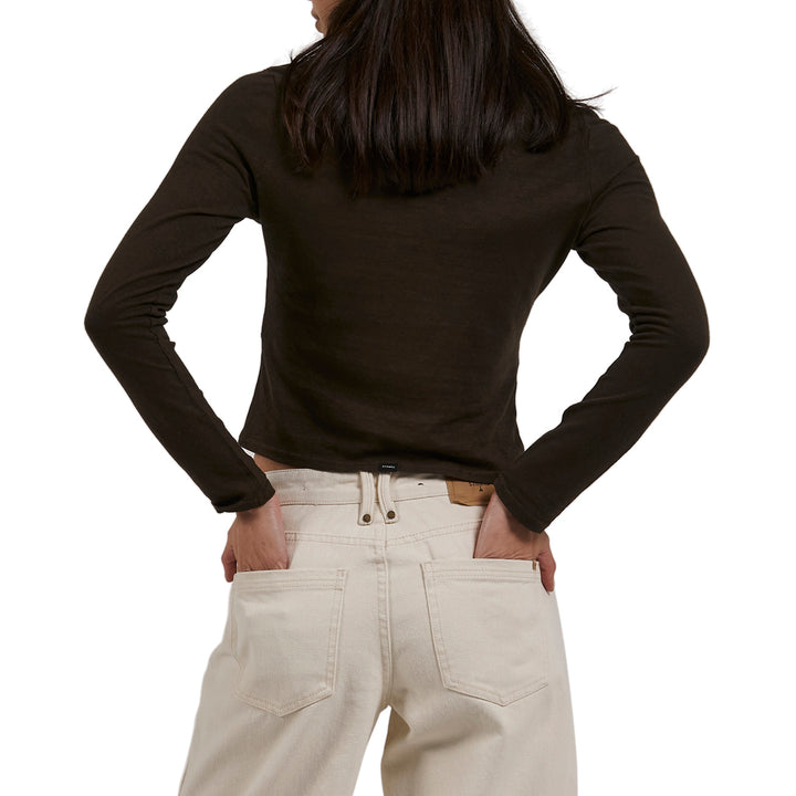 Thrills Hemp Collared Long-Sleeve Shirt - Women's Tarmac