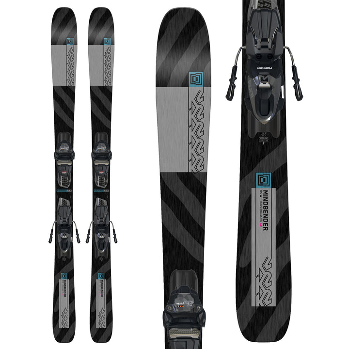 K2 Mindbender 85 Skis + Marker Squire 10 Bindings - Women's 2024
