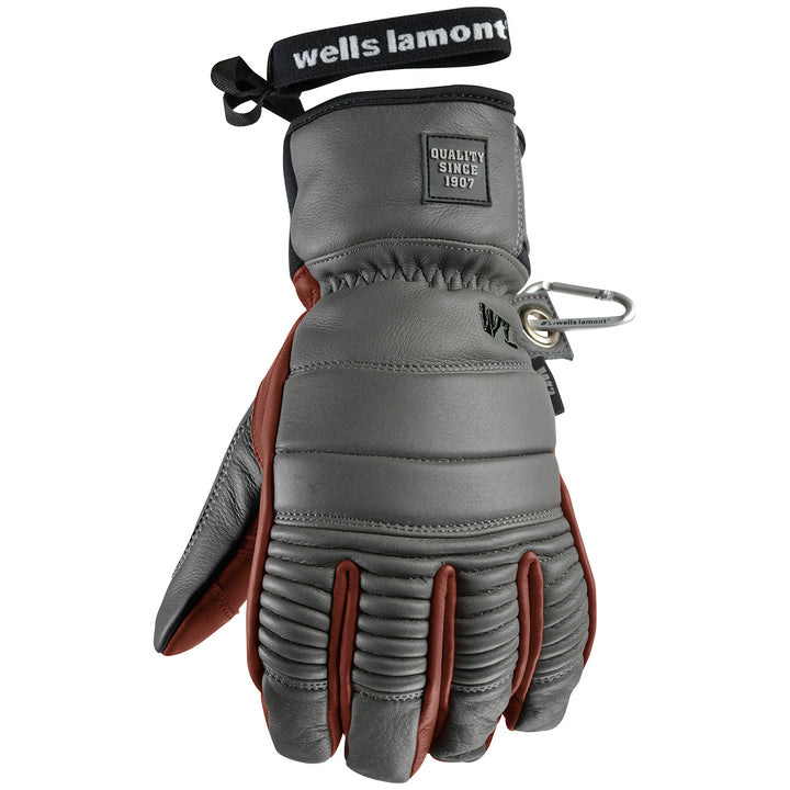 Wells Lamont Ajax Gloves Brandy Brown/Grey