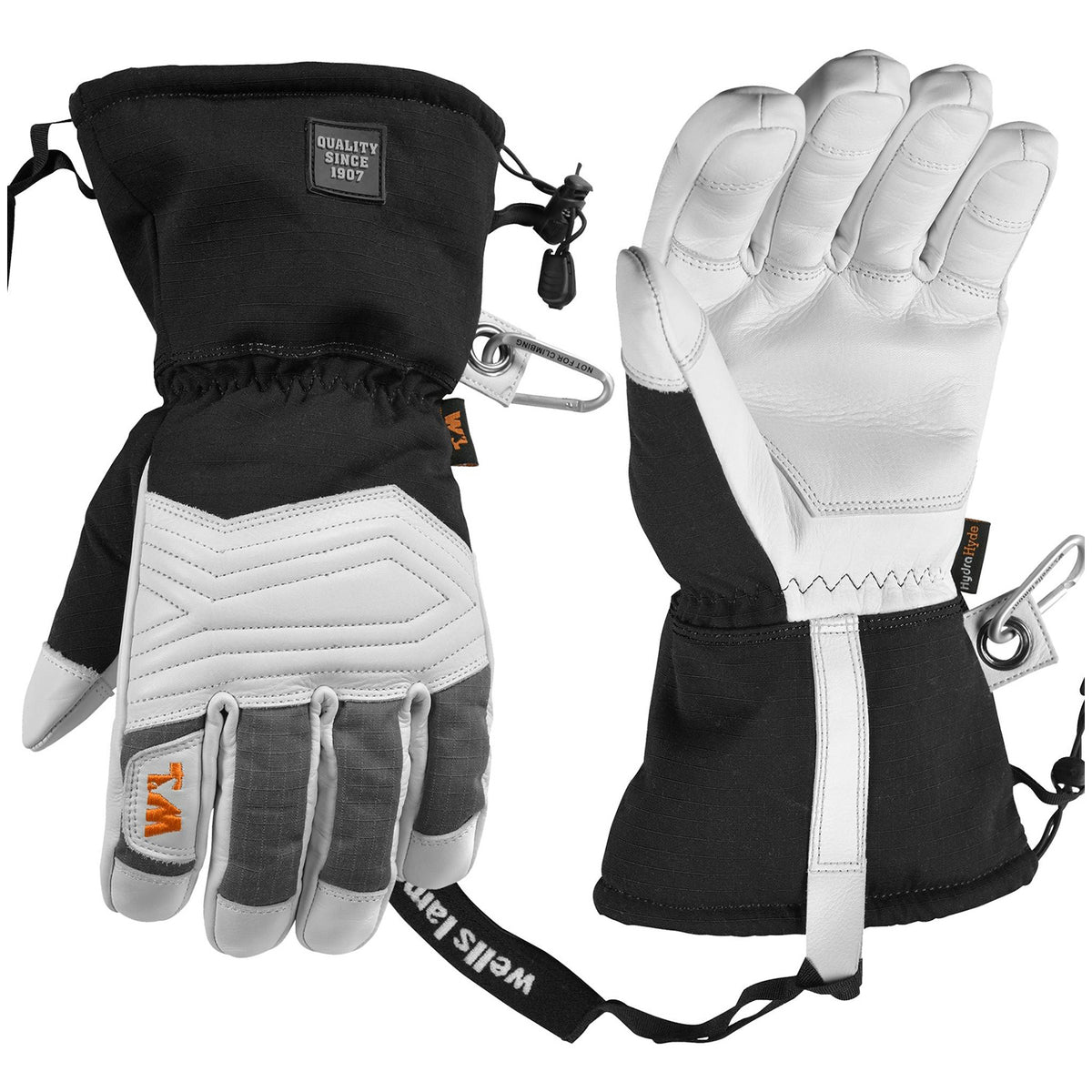 Wells Lamont Basecamp Gloves Black/White
