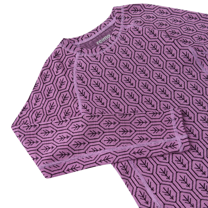 Reima Taival Thermal Base Layer Set - Kids' Cold Pink