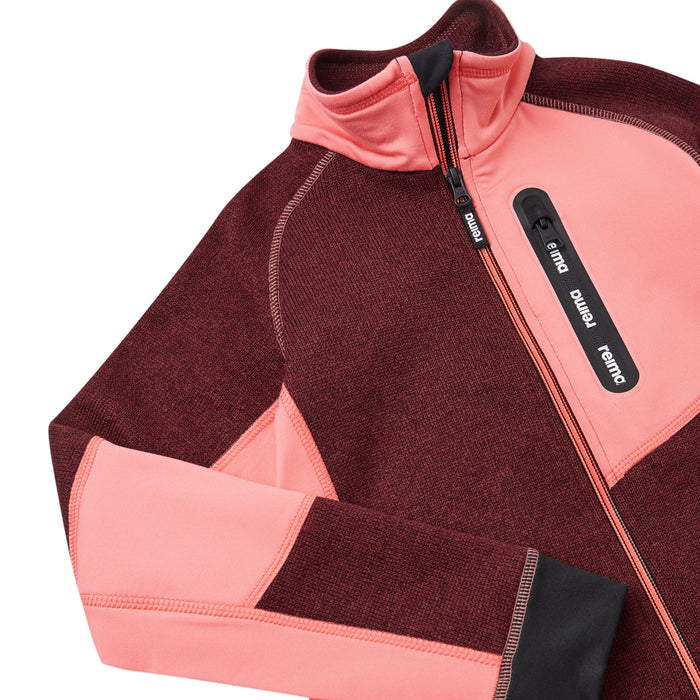 Reima Laskien Fleece - Girls' Jam Red
