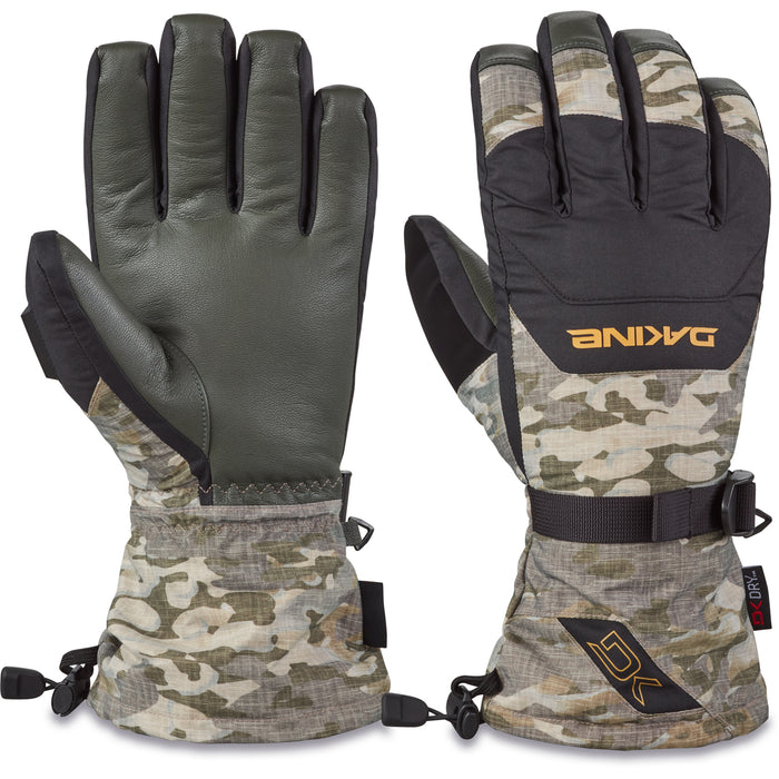 Dakine Leather Scout Gloves Vintage Camo