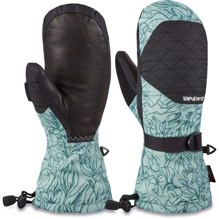 Dakine Leather Camino Mittens - Women's Poppy Iceberg