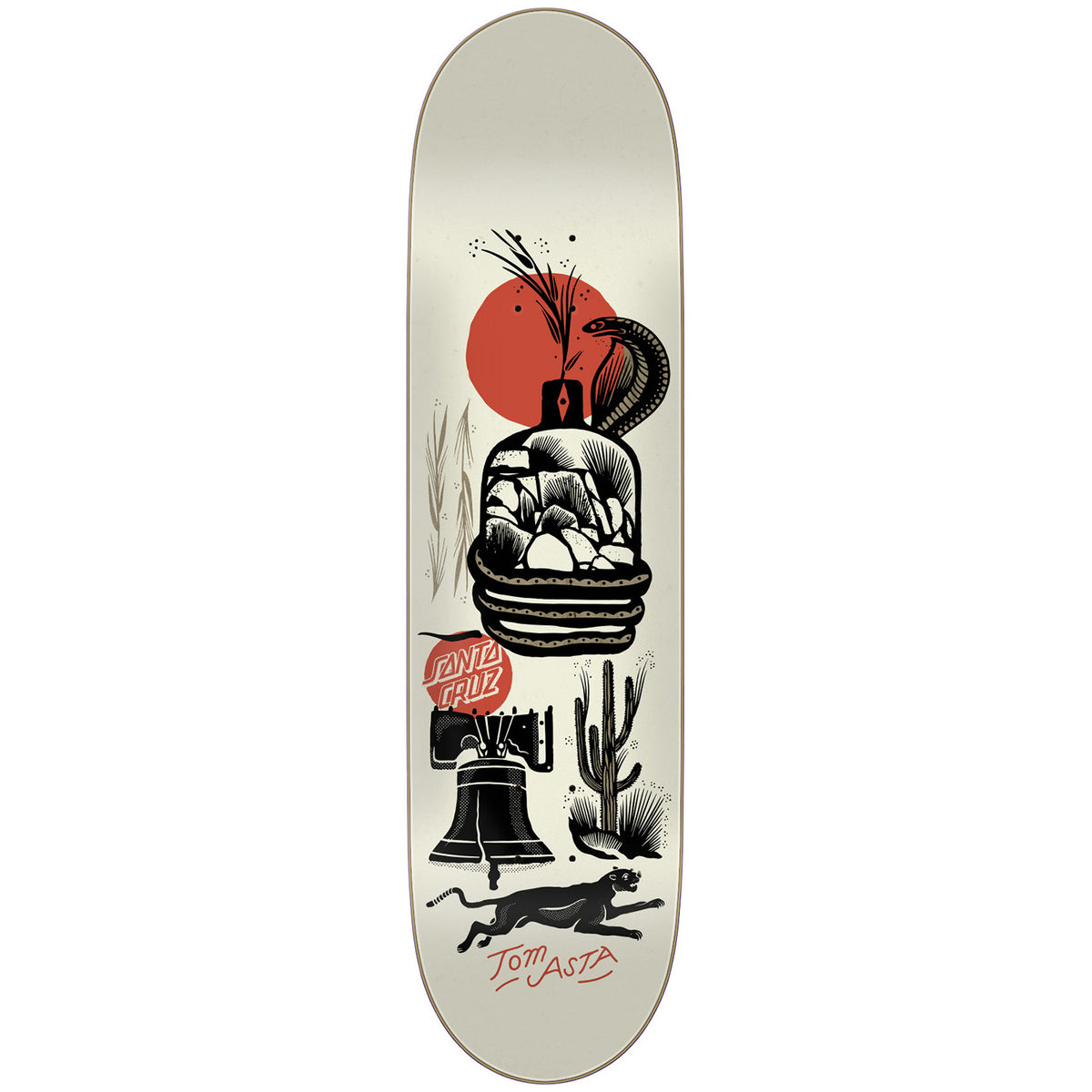 Santa Cruz Asta Outlier Pro 8.0 Skateboard Deck