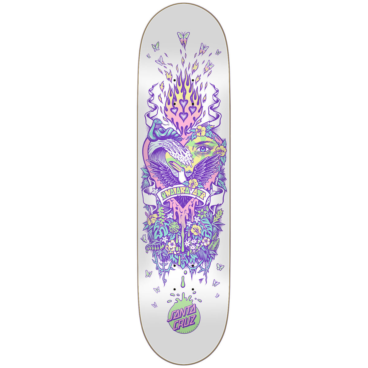 Santa Cruz Asp Paradise Pro Twin 8.25 Skateboard Deck