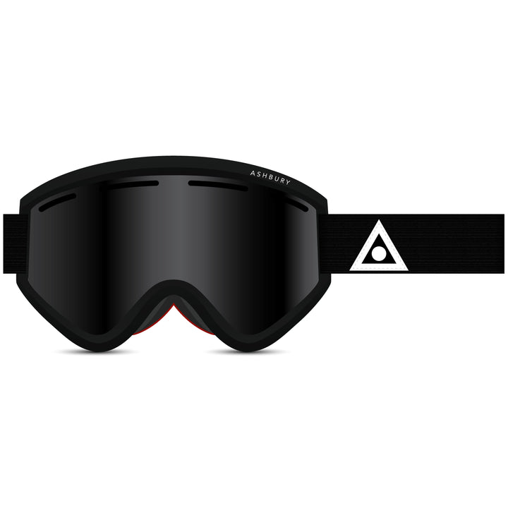 Ashbury Blackbird Low Bridge Goggles Black Triangle/Dark Smoke+Clear