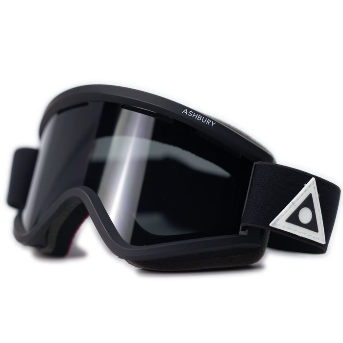 Ashbury Blackbird Low Bridge Goggles Black Triangle/Dark Smoke+Clear