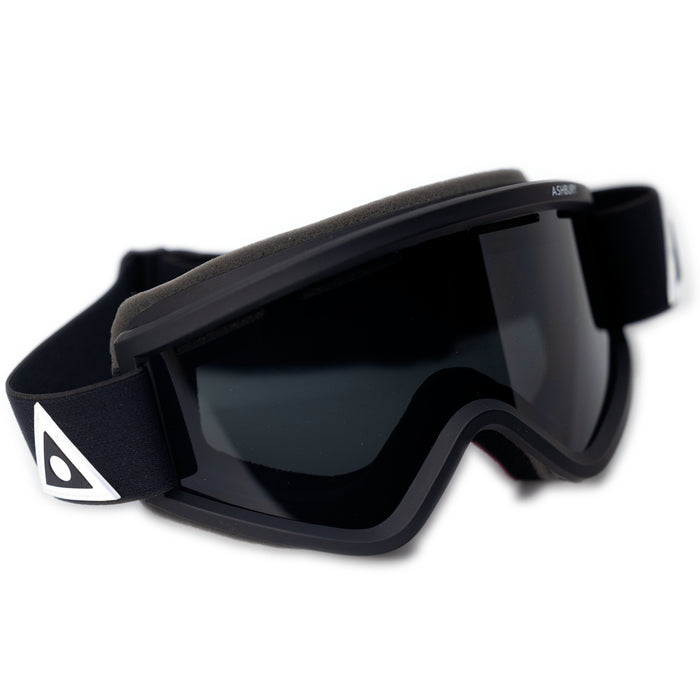 Ashbury Blackbird Low Bridge Goggles Black Triangle/Dark Smoke+Clear