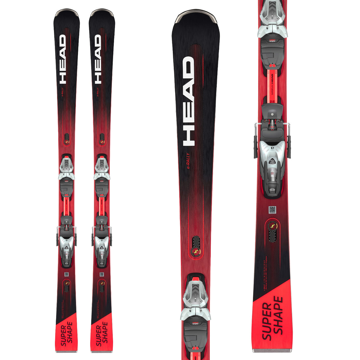 Head Supershape e-Rally Skis + PRD 12 GW Bindings 2023
