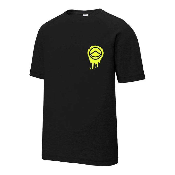 Cosmic Dirt Unapologetically Authentic Short Sleeve Tech Tee Black