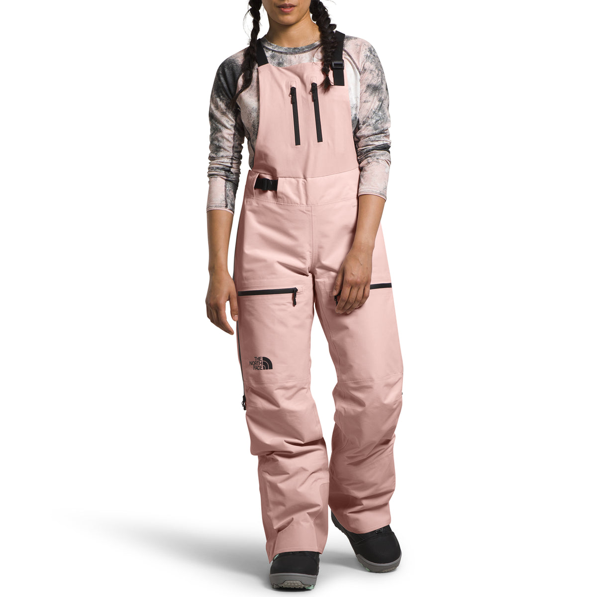 The North Face Ceptor Bibs - Women's Pink Moss