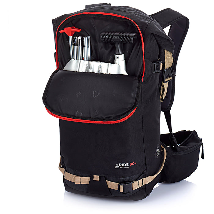 Arva Ride 30+ Backpack Black