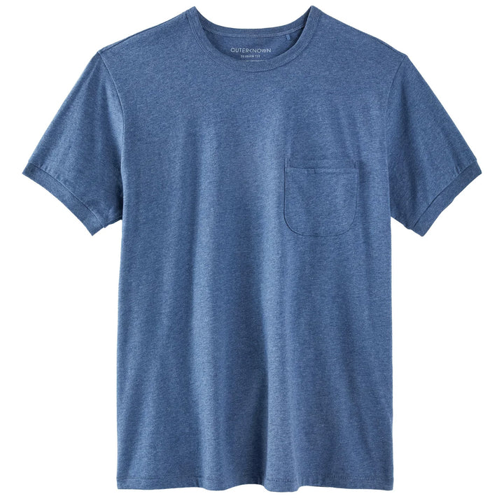 Outerknown Sojourn Pocket T-Shirt - Men's Heather Marine