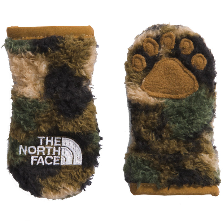 The North Face Baby Bear Suave Oso Mittens - Infants' Military Olive Camo Texture