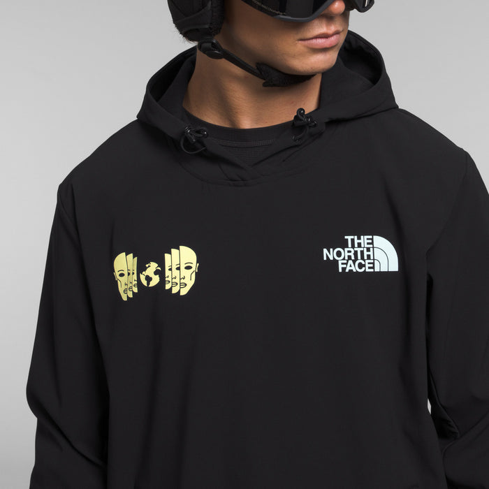 The North Face Tekno Logo Hoodie - Men's TNF Black/Sun Sprite
