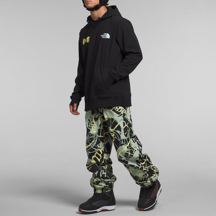 The North Face Tekno Logo Hoodie - Men's TNF Black/Sun Sprite